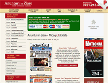 Tablet Screenshot of anunt-ziare.ro